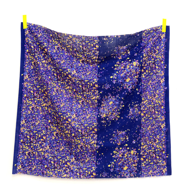 nani iro kokka fabric fuwari fuwari viola star [beautiful fabrics, fabric beautiful, lovely fabrics]