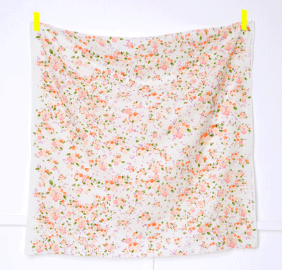 nani iro fabric little letter elise [sweet fabrics, floral fabrics, pretty floral fabrics]