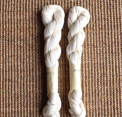 sashiko thread ivory [ivory sashiko thread, sashiko thread ivory, hida sashiko thread]