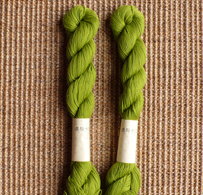 hida sashiko embroidery thread [sashiko thread, green embroidery thread, green sashiko thread]