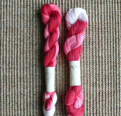 hida sashiko embroidery thread white [sashiko thread, pink embroidery thread, pink sashiko thread]