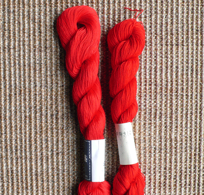 hida sashiko embroidery thread [sashiko thread, red embroidery thread, red sashiko thread]