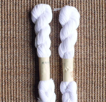 hida sashiko embroidery thread white [embroidery thread, white embroidery thread, white sashiko thread]